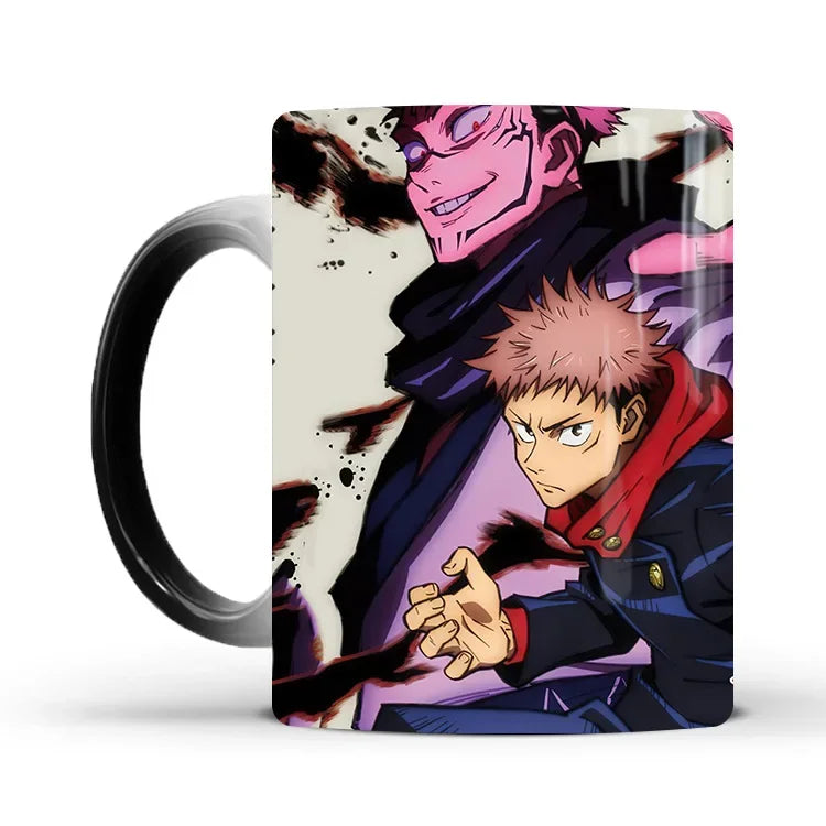 Anime Color Changing Ceramic Mug – Heat Sensitive Cup