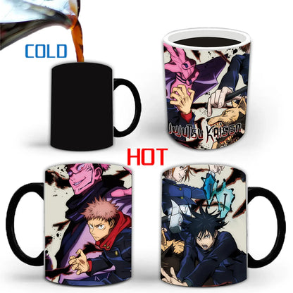 Anime Color Changing Ceramic Mug – Heat Sensitive Cup