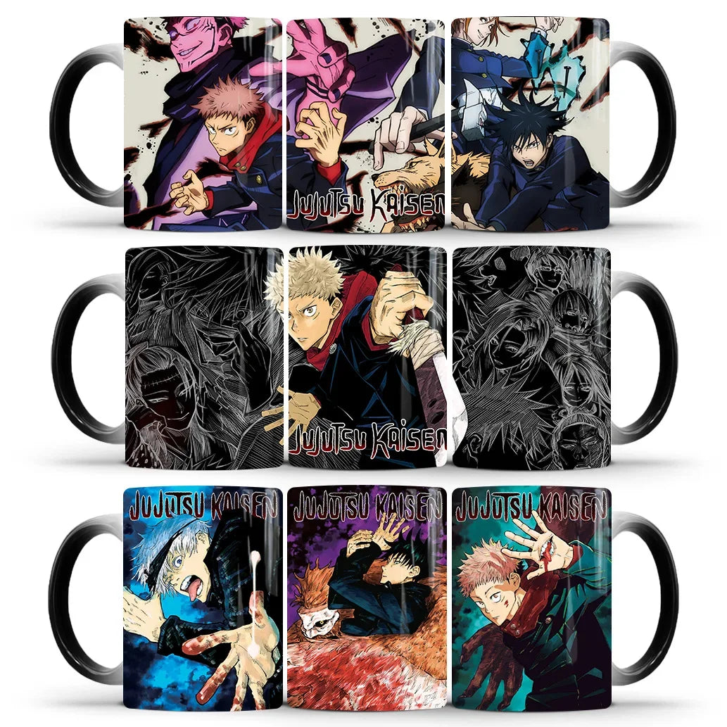 Anime Color Changing Ceramic Mug – Heat Sensitive Cup