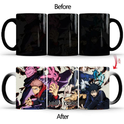 Anime Color Changing Ceramic Mug – Heat Sensitive Cup
