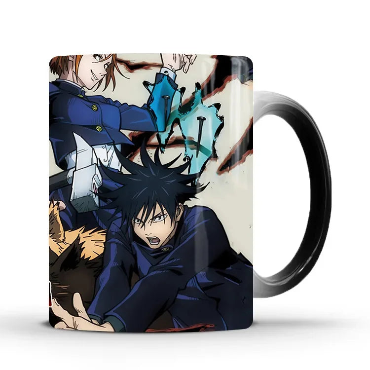 Anime Color Changing Ceramic Mug – Heat Sensitive Cup